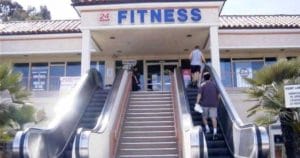 Gym escalator